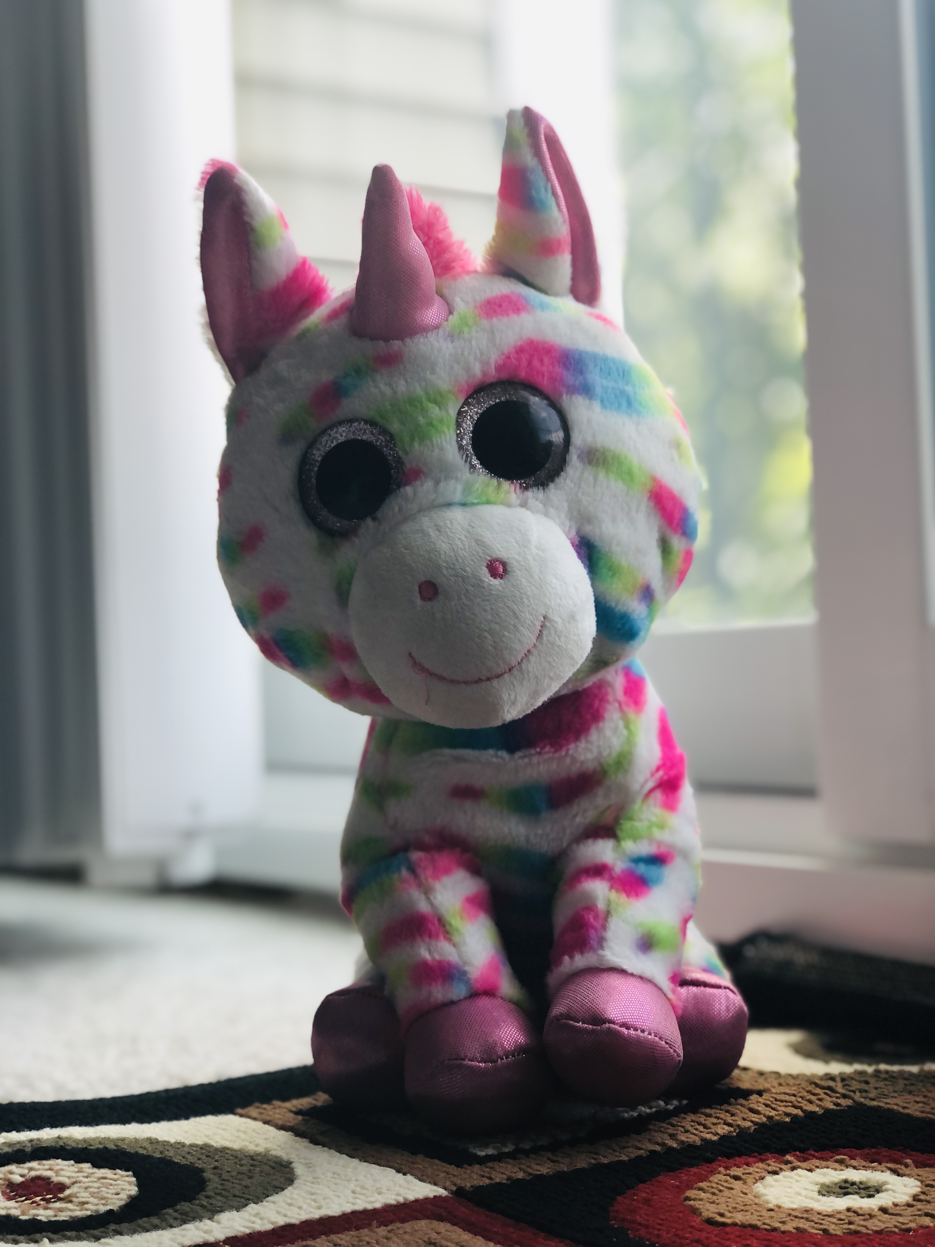 medium sized stuffed unicorn